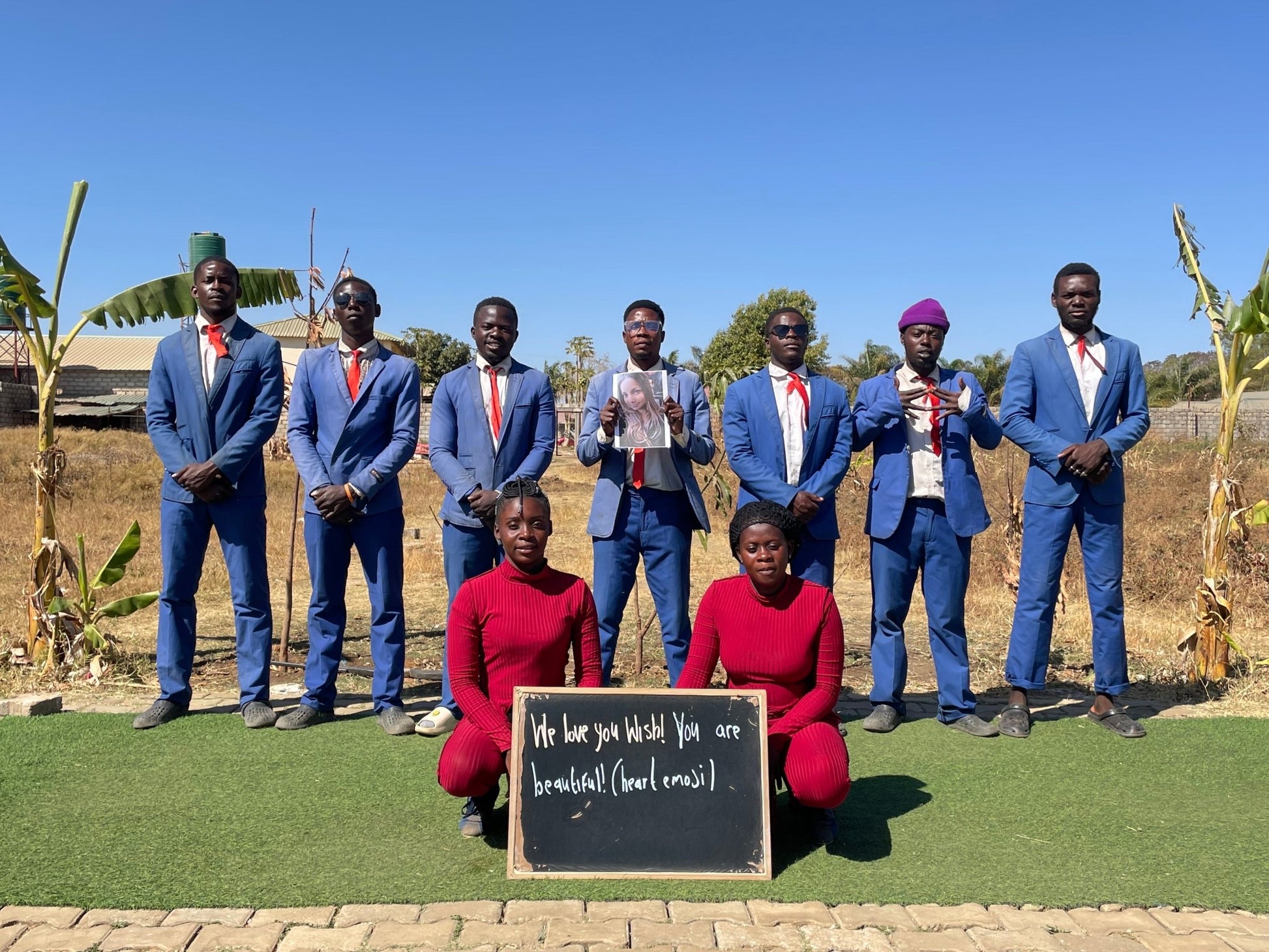 Africa Blue Warrior(New!) - Wishes from Africa-Dance Greetings Video